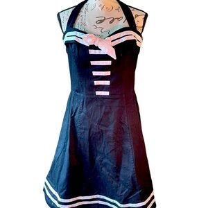 Vintage Y2K Betsy Johnson Sailor Dress size 10